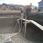 Shooting in the concrete