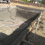 Other pic of building the pool
