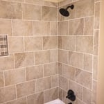 tile shower