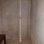 suction line in basement