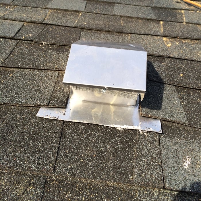 Vent on the roof