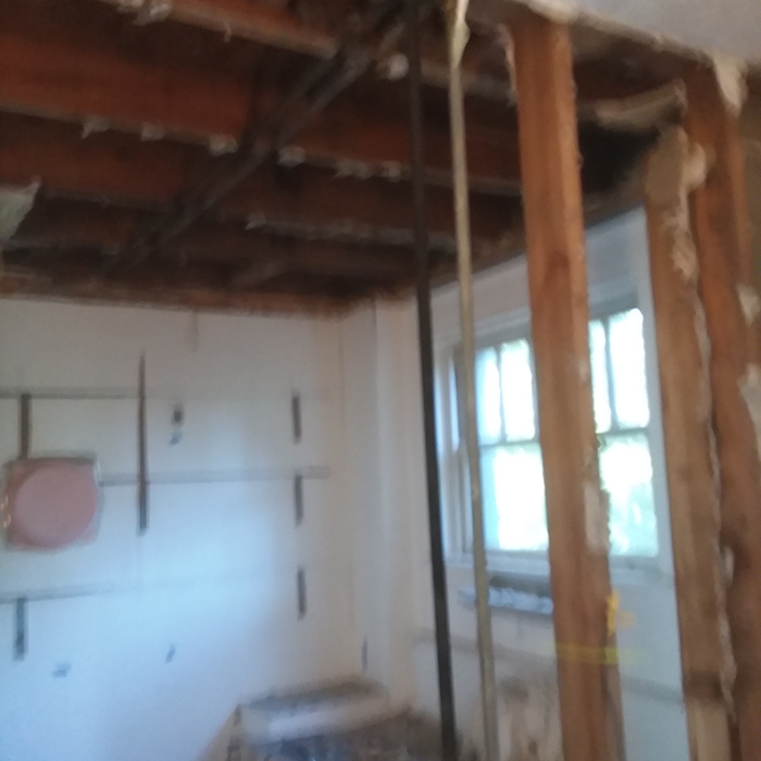 Non load bearing wall removed