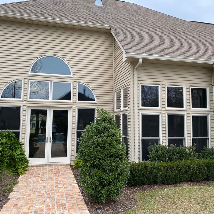Exterior shot after window tint is done