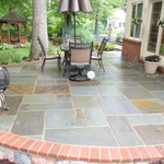 flagstone patio