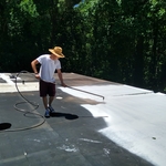 Roof coat and repair