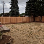 Wood fence