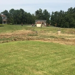 Lake in subdivision