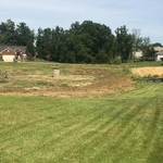 Lake in subdivision
