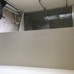 Bathroom just after I started
