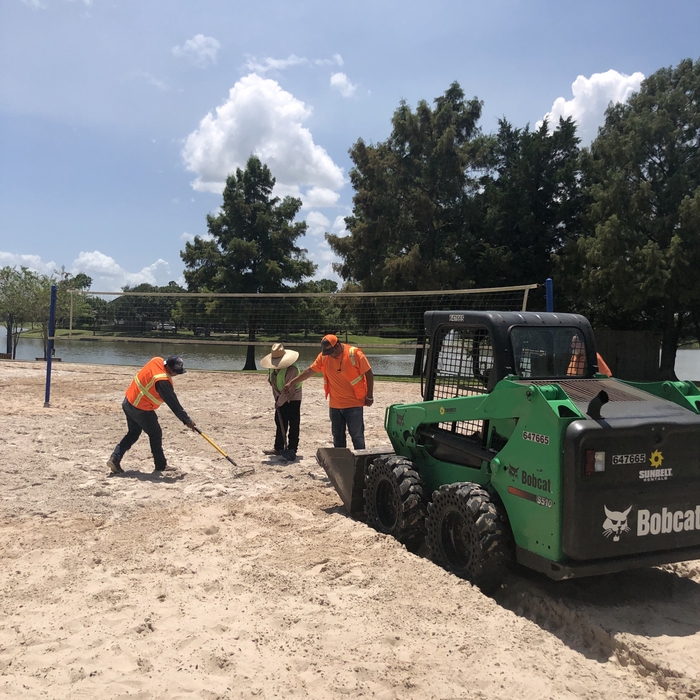 First colony volleyball court in sugarland.