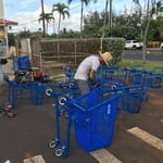 Power washing/maintaining Carts