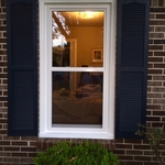 New vinyl window