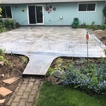 texture patio w/ borders