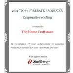 2012 Top Ten Rebate Producer, Xcel Energy