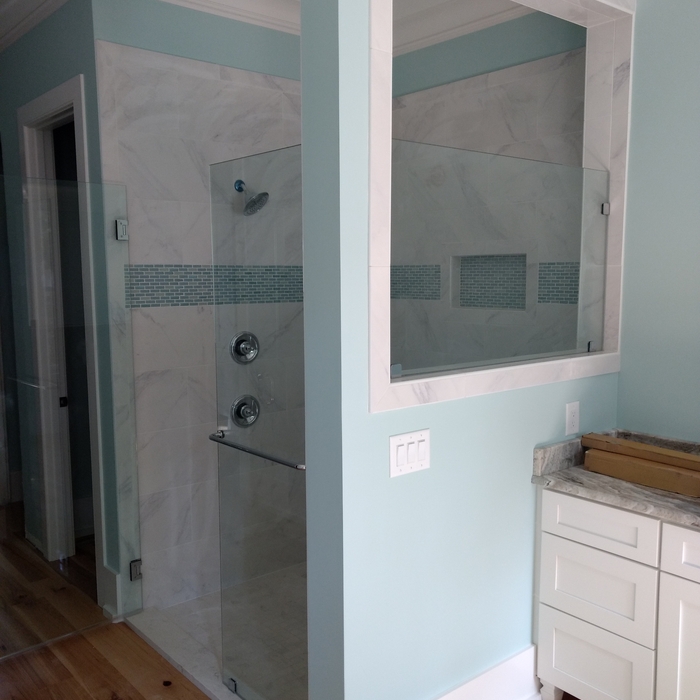 Master shower