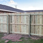 Wood fence