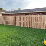 Wood fence