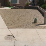 Stamped concrete