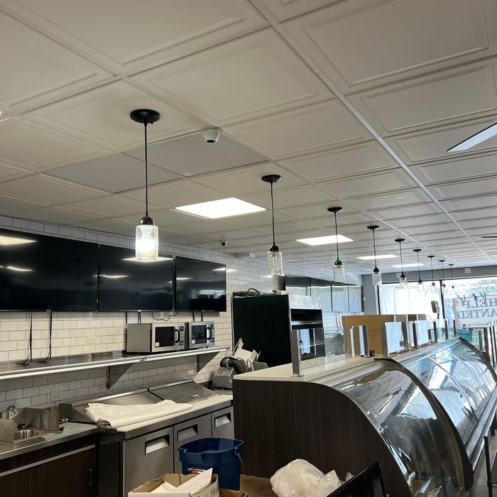 Deli ceiling