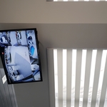Kitchen TV with cameras to meet customer needs.
