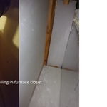 Install Ceiling in Furnace Closet