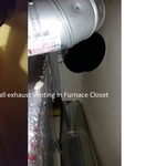 Install Exhaust Venting in Furnace Closet