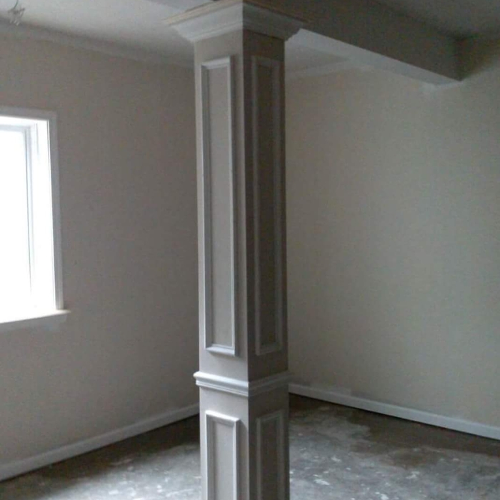 Basement trim work