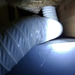 Vinyl through the floor