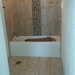 Wall tile and dry floor
