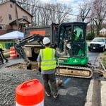 Digging for Sewer in the Middle of the Road