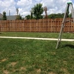 Finished privacy fence 23rd Broadway