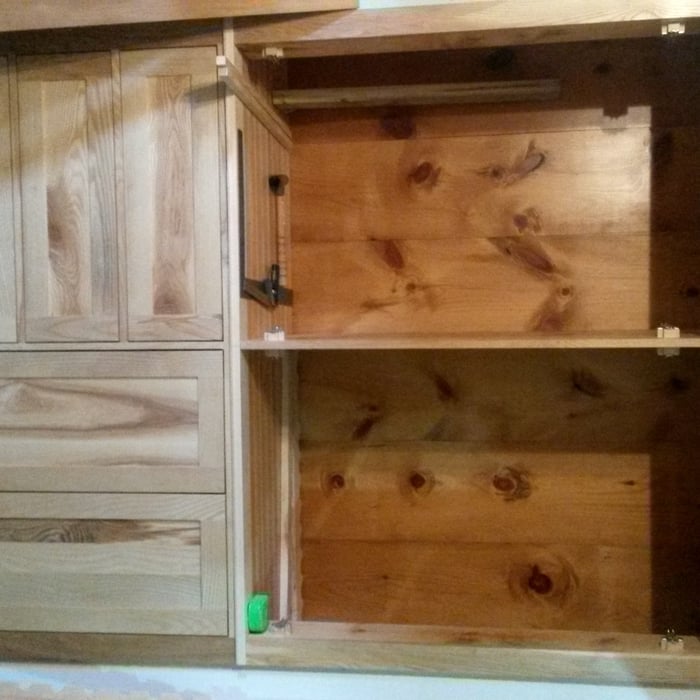 Built in Gun Cabinet