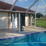 Poolside Shower Enclosure