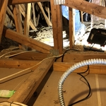 Removal old insulation