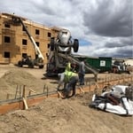 Pouring site “L” curb