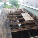 Before replacing plywood