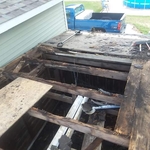 Before replacing plywood