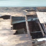 Before replacing plywood