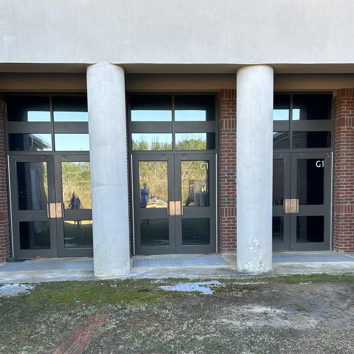 SPF Ultra Tint installed to school door windows