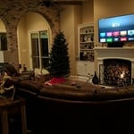 TV Install w AppleTV above Fireplace
