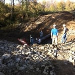 Creek dig out