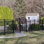 Fence & arched gates