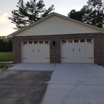 Residential doors/ almond