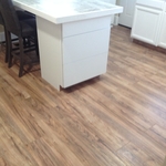 New floor in kitchen