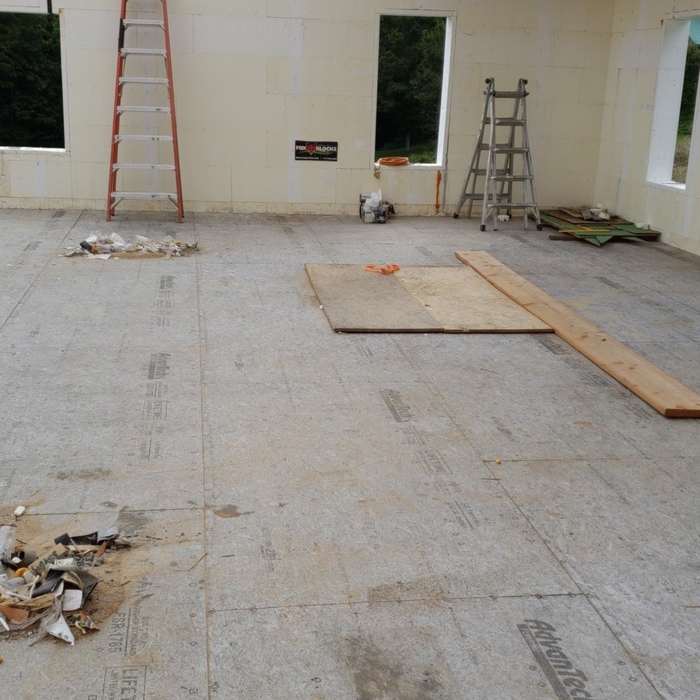 Interior living floor