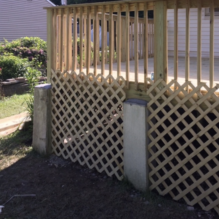 Installing New Deck and Stairs
