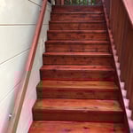 after staining the new stairs #2