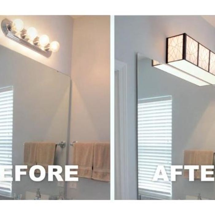 Bathroom light fixtures