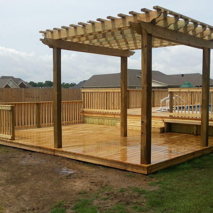 PERGOLA WITH DECK