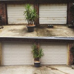 Desert Tan Short Panel Garage Doors
